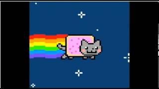 nyan cat scary pop up