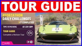 Forza Horizon 5 TOUR GUIDE Forzathon Daily Challenges Complete a Horizon Tour