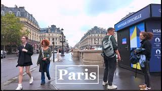 Paris France - HDR walking tour in Paris - Paris walk, September 2024 - 4K Paris