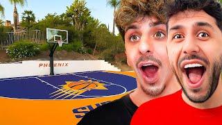 I Built a $100,000 Basketball Court in my Backyard (FaZe Rug Reaction)