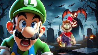 Mario becomes ZOMBIE? Lego Luigi enters the Nintendo Switch to help Mario! Mario Story