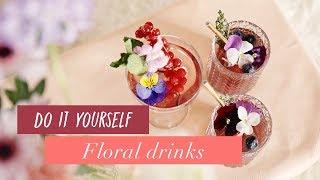 REFRESHING FLORAL DRINKS FOR YOUR NEXT PARTY: DIY INSPIRATION