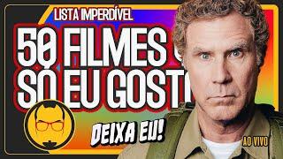 50 FILMES INCRÍVEIS QUE SÓ EU GOSTO - AO VIVO - NERD RABUGENTO #10ANOS