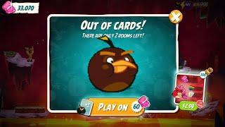 So Close! Use 60 Gems - Angry Birds 2 Golden Pig Challenge 8 Rooms (Bomb)