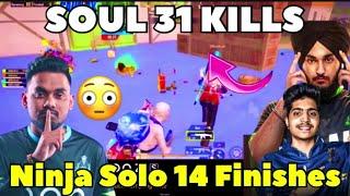 IQOOSOUL 31 KILLS Domination  Ninja Solo 14 Finishes Rony & Manya On Fire 