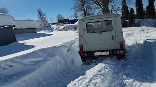 По следам Росомахи уаз тонет.