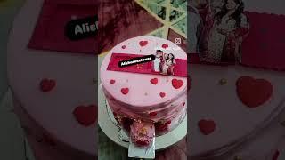 new trending cake design #alishacakehouse #anniversarycake #viralcakevideo #trendingcake