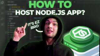 How To Deploy & Host Your First Node.js App FOR FREE