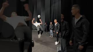 Cristiano Ronaldo fan show own skills 
