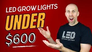 9 CHEAP LED Grow Lights to FULLY cover a 4x4!