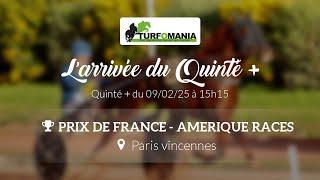 Turfomania Arrivée quinté du Dimanche 09 Février 2025