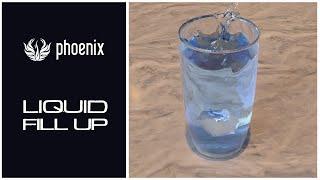 PhoenixFD - Filling Glass with Liquid