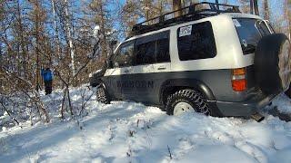 Land Cruiser 100, Carib, Land Rover, Terrano, Bighorn, Нива, Гелик. Рубилово на Саранакан. Часть 1