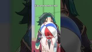 Xiao and Aether’s bet.. #genshin #genshinimpact