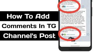 How To Add Telegram Channel Comment on Posts