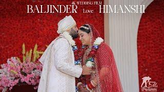 4K CINEMATIC WEDDING FILM |  2023 | BALJINDER & HIMANSHI | MS FILMS PRODUCTION | INDIA