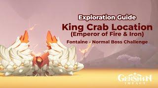 How to reach King Crab Boss Fight in Fontaine Genshin Impact #genshinimpact #fontaine #gaming