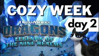 Playing Dreamworks Dragons Legends of the Nine Realms on Nintendo Switch | Lockleth Cozy Week Day 2