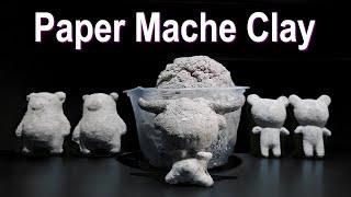 Paper Mache Clay Recipe Newspaper - Craft Basics-The Easy Original Recipe