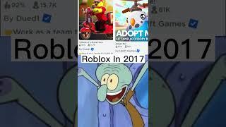 Roblox Games Now VS Back Then #shorts #short #subscribe #roblox #nostalgia