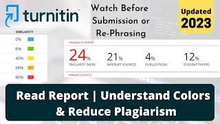 How to Understand Turnitin Similarity Report