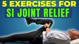 SI Joint Pain Relief in 10 Minutes – 5 Must-Try Exercises! Dr Kevin Wafer, Chiropractor in Houston