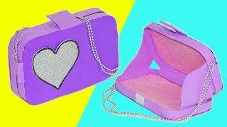 Easy DIY crafts | How to make bag | DIY makeup bag | DIY clutch bag tutorial no sew | Julia DIY