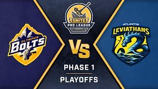 SMITE Pro League Phase 1 Playoffs: Semifinals Olympus Bolts vs Atlantis Leviathans