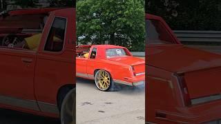 Orange Cutlass on Gold 24s Doin Donuts  