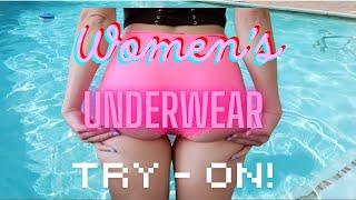 [4K] *NEW* Women’s UNDERWEAR Try-On Haul (Charm Daze Try Ons)