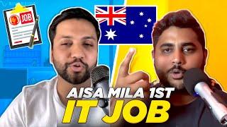 HOW TO FIND FIRST IT JOB IN AUSTRALIA ?| PODCAST WITH @talhabaigg