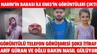 Narin'in Babası Arif Güran ile Oğlu Enes Güran'ın Cezaevinde Görüntülü Görüşmesine Ait Görüntüler