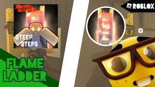 Steep Steps (Roblox Walkthrough) || April Fools Update - Flame Ladder Badge & Nerd Ladder Skin