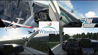 Icon A5 Group Flight over Winnipeg in VR - Microsoft Flight Simulator - SizzlingPopcorn + Airstud99