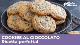 COOKIES AMERICANI: Ricetta per biscotti croccanti fuori e morbidi dentro!