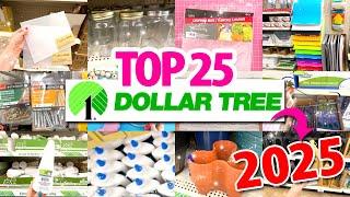 25 *GENIUS* $1 Dollar Tree HACKS & DIYs for 2025! + BEST Organization HACKS