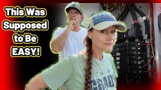 Wiring Our FIRST Light Switch! (Off-Grid Homestead Project)