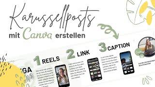 CANVA - 2 Wege wie du Karussellposts mit Canva erstellen kannst | Canva Tutorial