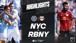 New York City FC vs. New York Red Bulls | Full Match Highlights | Hudson River Derby Revenge!