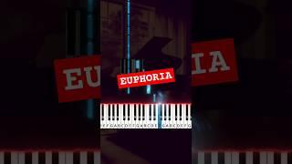 Tony Ann EUPHORIA Easy Piano Tutorial  #easypianotutorial #pianototurial #piano #shorts