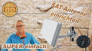 SAT-Antenne einrichten für den Balkon | super einfach | kann jeder