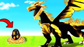 Secret Dragon is ALL BLACK and It's Too Powerful! - Roblox Dragon Adventures