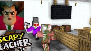 Monster School: Scary Teacher 3D Challenge - Minecraft animation