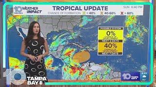 Tracking the Tropics: 40% chance of system developing over the week