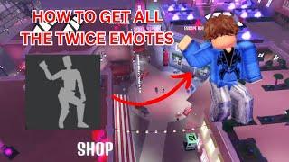 How to get ALL the Twice Emotes in roblox