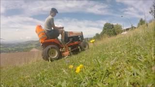 [gopro] broyage des refus en tracteur tondeuse 2016