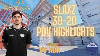 ⫷CS2 POV HIGHLIGHTS⫸ slaxz | ESL Pro League Season 19 | M80 vs G2 | Map 3 Vertigo