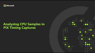 Analyzing CPU Samples in PIX Timing Captures