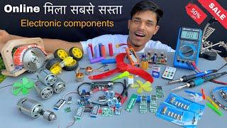 Online मिल गया आधे दाम में Best Electronic components| DIY Project kit unboxing | hacker jp channel