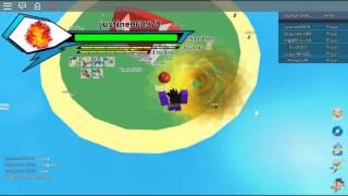 roblox  dbz  flaming path vs. justine robiso part 1